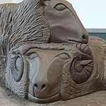 Karen Hilliard - brick sculptures